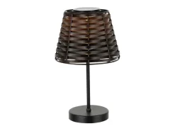 J-Line Lámpara de mesa de metal marrón de 20x20x31 cm Marru00f3n Outlet