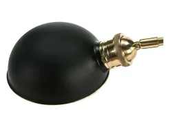 Sale Les Tendances Lámpara de mesa de metal y base de metal dorado Myhor Negro