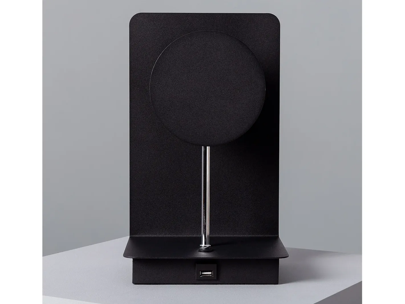 Hot Ledkia Lámpara de Mesa de Metal Sombong Negro
