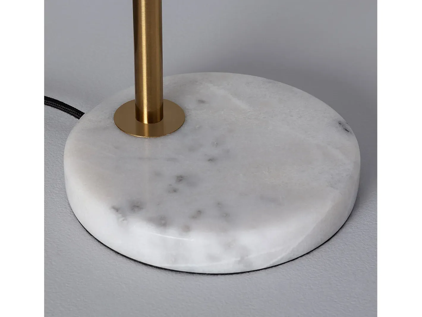 Ledkia Lámpara De Mesa-Lámpara de Mesa de Mármol y Metal Tinos Dorado