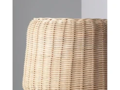 Ledkia Lámpara De Mesa-Lámpara de Mesa de Ratán Gondia Natural Color natural claro