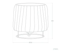 Ledkia Lámpara De Mesa-Lámpara de Mesa de Ratán Gondia Natural Color natural claro