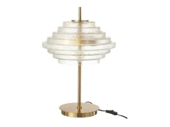 J-Line Lámpara De Mesa-Lámpara de mesa de vidrio 54x36x36 cm Dorado