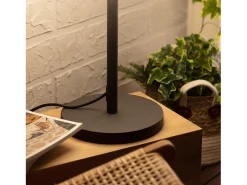 Ledkia Lámpara De Mesa-Lámpara de Mesa Exterior Aluminio Maipo Negro