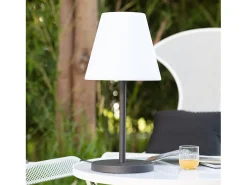 Ledkia Lámpara De Mesa-Lámpara de Mesa Exterior Aluminio Maipo Negro