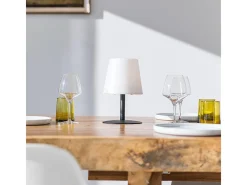 Lumisky Iluminación Exterior-Lámpara de mesa inalámbrica H25CM STANDY MINI Negro