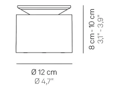Lámpara De Mesa-Lámpara de mesa LED blanca Push Up portátil y recargable Blanco