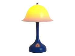 Discount NETTLIFE Lámpara de mesa LED inalámbrica : lámpara de noche táctil regulable, 3 temperaturas de color, recargable por USB, diseño moderno Gris