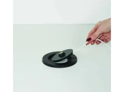 Lámpara de mesa LED inteligente Zafferano Sister Light con Wi-Fi, dorada, recargable y regulable - 2200-2700-3000-4000K, 3,2 W, 33 cm de alto Dorado Clearance