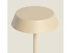 Best Ledkia Lámpara de Mesa LED Metal Inalámbrica para Exterior Ula Beige