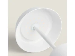 Ledkia Lámpara de Mesa LED Metal Inalámbrica para Exterior Ula Blanco