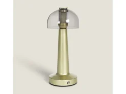 Ledkia Lámpara De Mesa-Lámpara de Mesa LED Metal Portátil con Batería USB Recargable Luliu Orsha Dorado