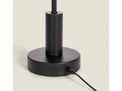 Clearance Ledkia Lámpara de Mesa LED Metal Portátil con Batería USB Recargable Luliu Ludza Negro