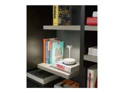 Lámpara de mesa LED mini pro Zafferano Swap, recargable y regulable, blanca, 2200-2700-3000K, 2W, aluminio, IP65 Blanco Outlet
