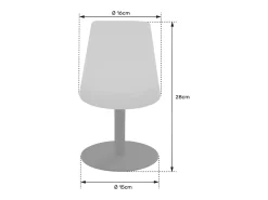 Happy Garden Lámpara de mesa LED ORION Blanco Online