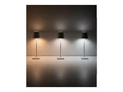 Lámpara de mesa LED Poldina Pro con craquelado de hoja de oro , recargable y regulable, con batería de hasta 12 horas Negro Outlet