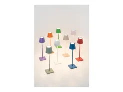 Lámpara de mesa LED Poldina Pro Micro Red recargable y regulable con batería de hasta 12 horas Rojo Outlet