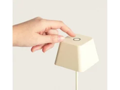 Sale Ledkia Lámpara de Mesa LED Portátil para Exterior Aluminio con Batería Recargable Willy Blanco