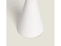 Outlet Ledkia Lámpara de Mesa LED Portátil para Exterior Metal con Batería Recargable Chamle Blanco