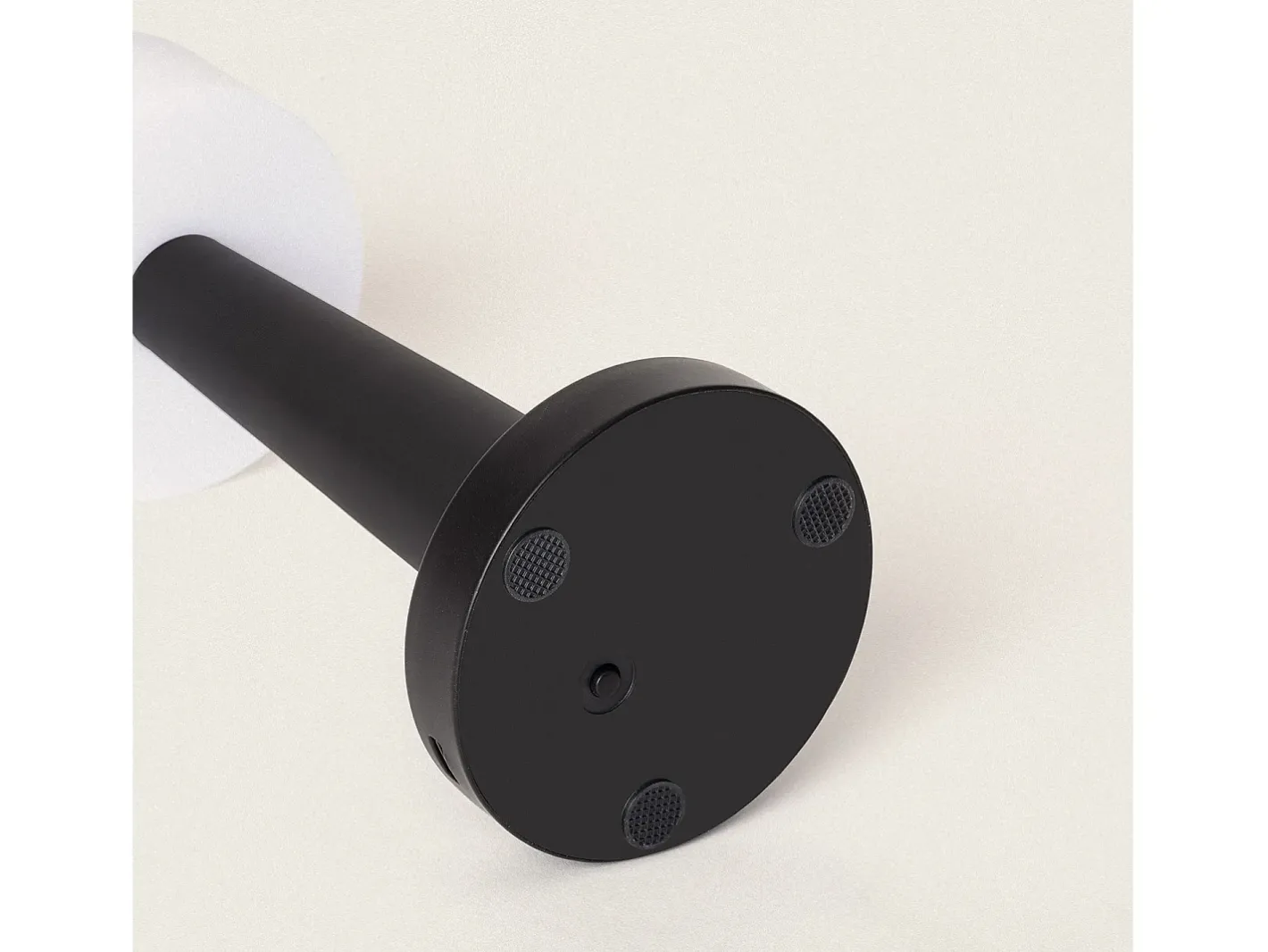 Ledkia Lámpara De Mesa-Lámpara de Mesa LED Portátil con Batería USB Recargable Greta Negro