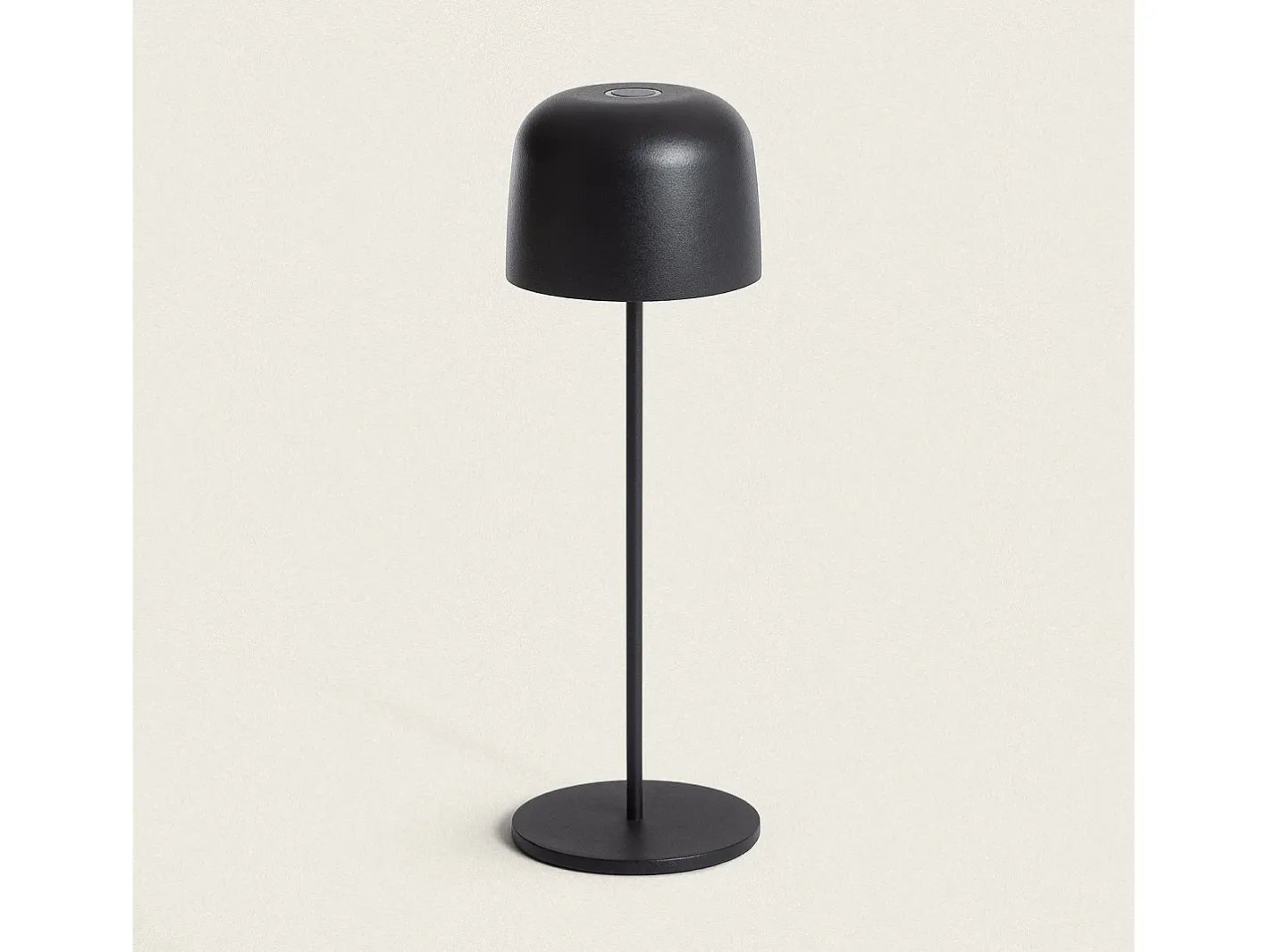 Ledkia Lámpara de Mesa LED Portátil para Exterior Aluminio con Batería Recargable Wink Negro Outlet