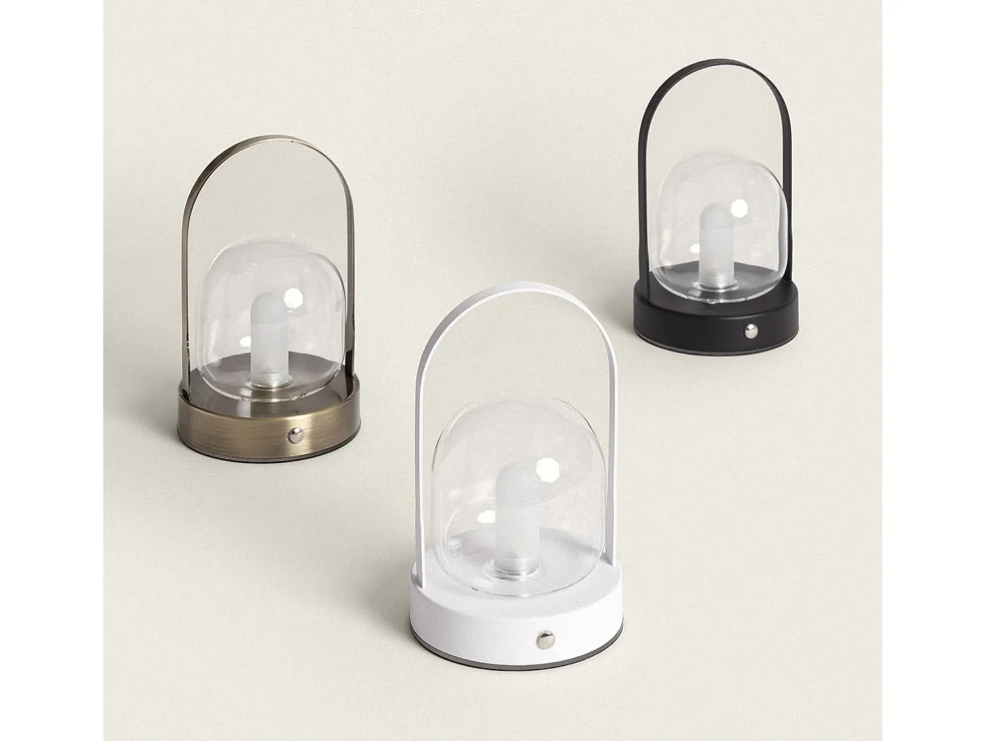 Ledkia Lámpara De Mesa-Lámpara de Mesa LED Portátil con Batería USB Recargable Olena Dorado