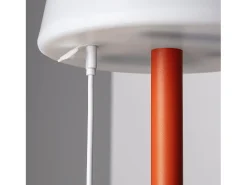 Ledkia Lámpara De Mesa-Lámpara de Mesa LED Portátil para Exterior Aluminio con Batería Recargable Epinay Terracota Multicolor