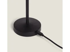 Ledkia Lámpara de Mesa LED Portátil para Exterior Metal con Batería Recargable Pirinoa Negro Clearance