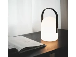 Ledkia Lámpara de Mesa LED Portátil con Batería USB Recargable Akira Negro Outlet