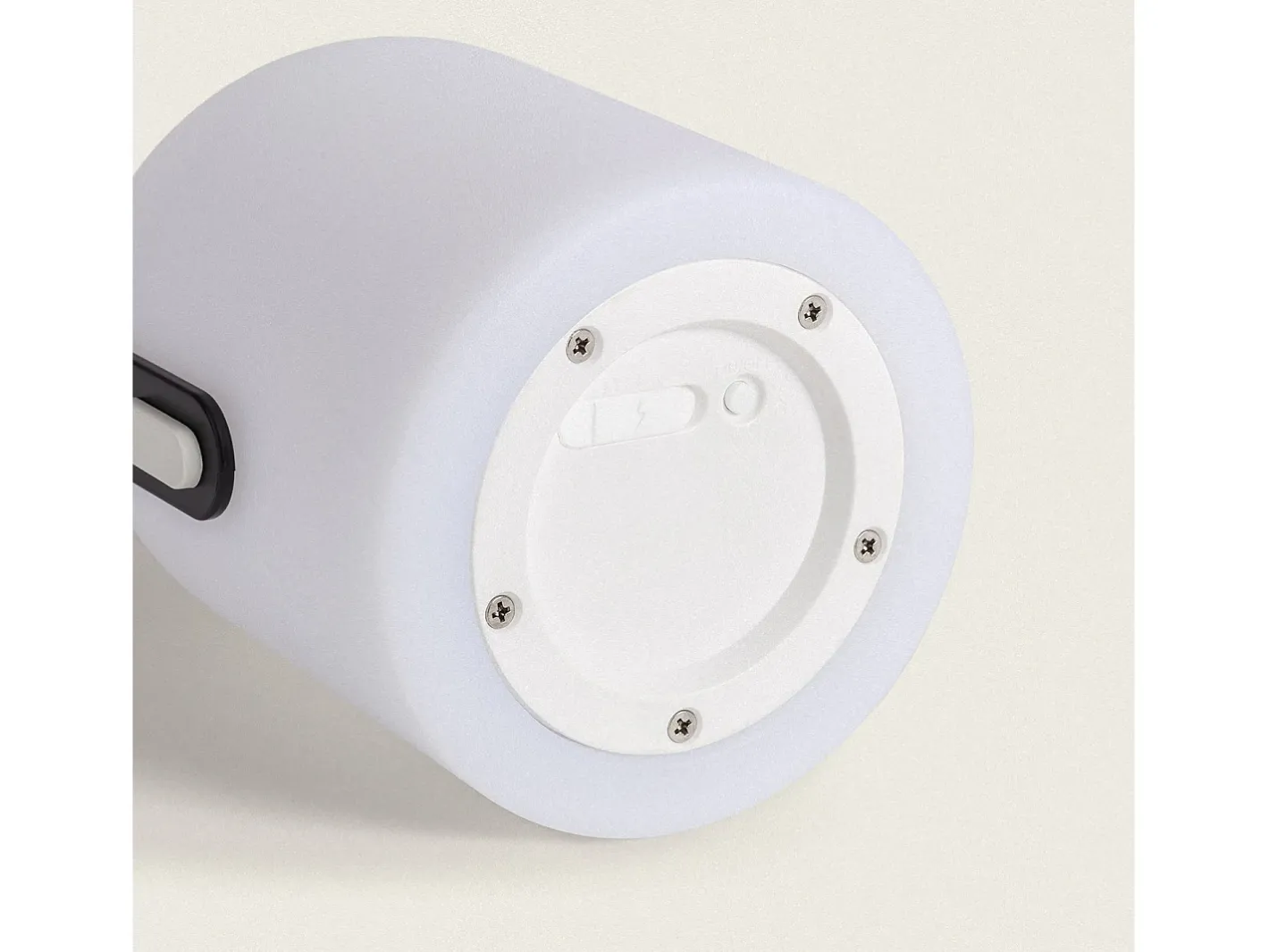 Ledkia Lámpara de Mesa LED Portátil con Batería USB Recargable Akira Negro Outlet