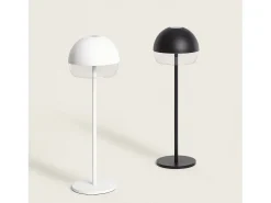 Ledkia Lámpara De Mesa-Lámpara de Mesa LED Portátil para Exterior con Batería USB Recargable Adair Negro