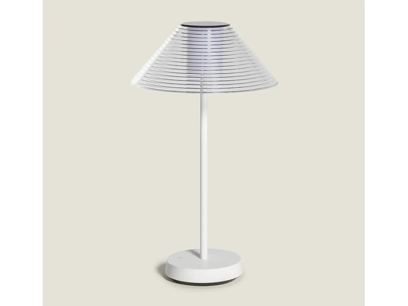 Ledkia Lámpara De Mesa-Lámpara de Mesa LED Portátil Exterior con Batería USB Recargable Katuma Blanco
