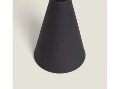 Ledkia Lámpara de Mesa LED Portátil para Exterior Metal con Batería Recargable Chamle Negro New