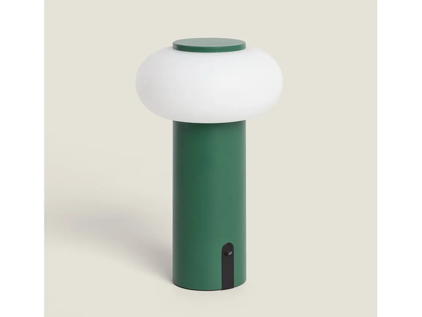 Ledkia Lámpara de Mesa LED Portátil para Exterior Metal con Batería Recargable Katse Verde Clearance