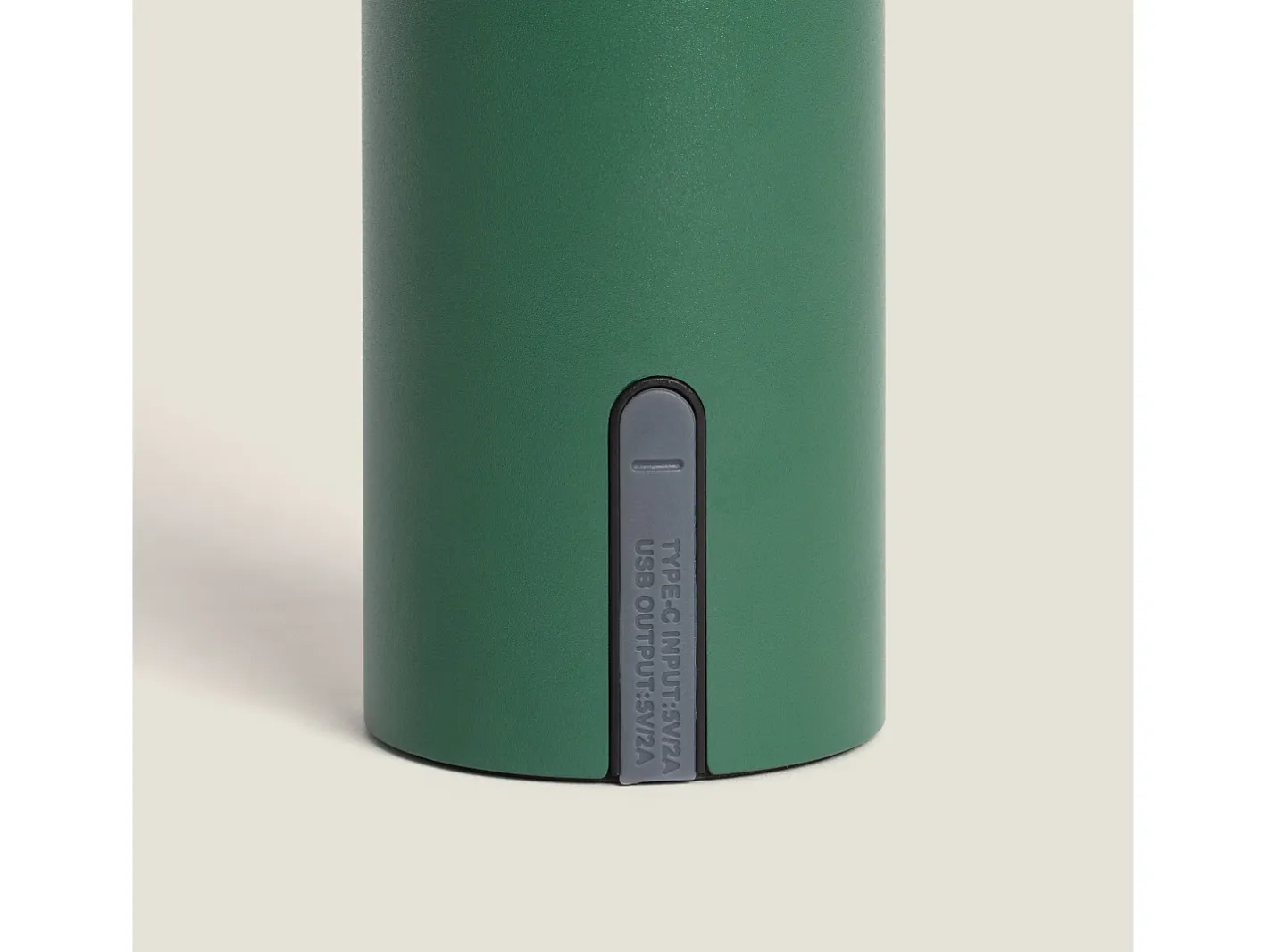Ledkia Lámpara de Mesa LED Portátil para Exterior Metal con Batería Recargable Katse Verde Clearance