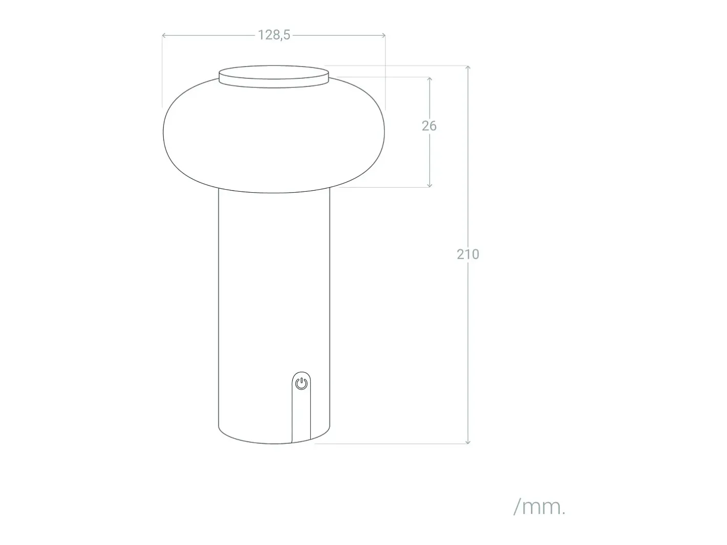 Ledkia Lámpara de Mesa LED Portátil para Exterior Metal con Batería Recargable Katse Verde Clearance