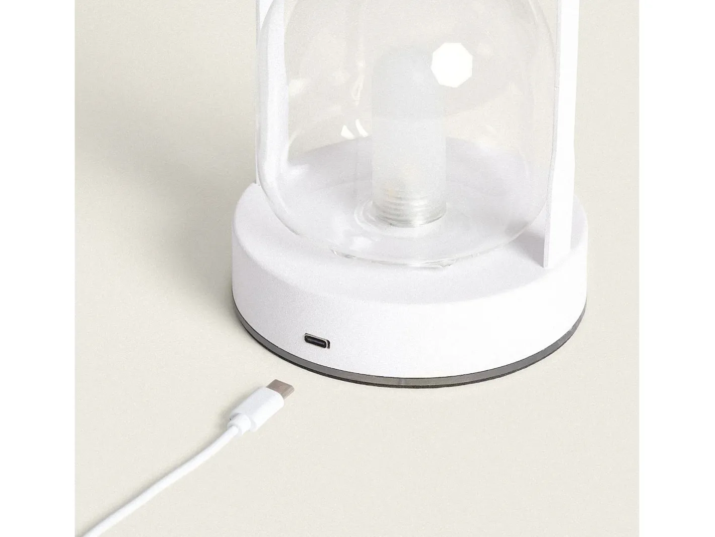 Sale Ledkia Lámpara de Mesa LED Portátil con Batería USB Recargable Olena Blanco