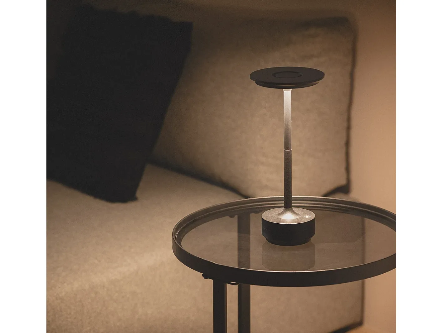 Ledkia Lámpara de Mesa LED Portátil con Batería USB Recargable Astrid Negro Online
