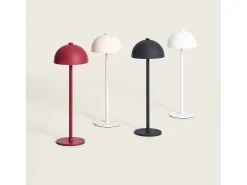 Ledkia Lámpara De Mesa-Lámpara de Mesa LED Portátil con Batería USB Recargable Kael Blanco