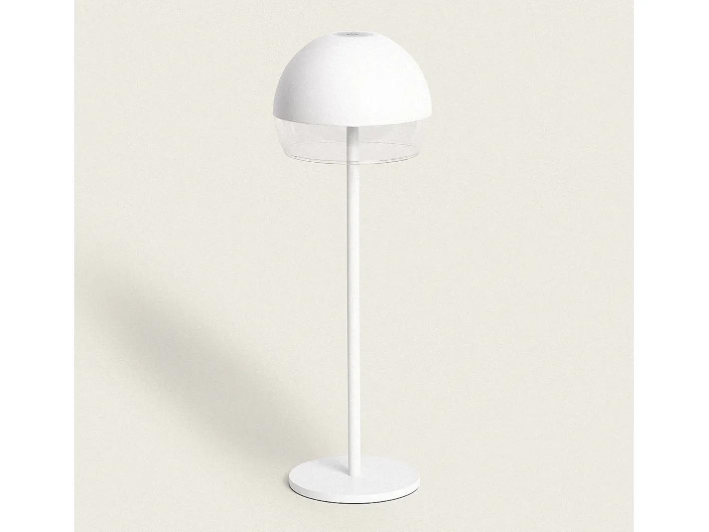 Ledkia Lámpara De Mesa-Lámpara de Mesa LED Portátil para Exterior con Batería USB Recargable Adair Blanco