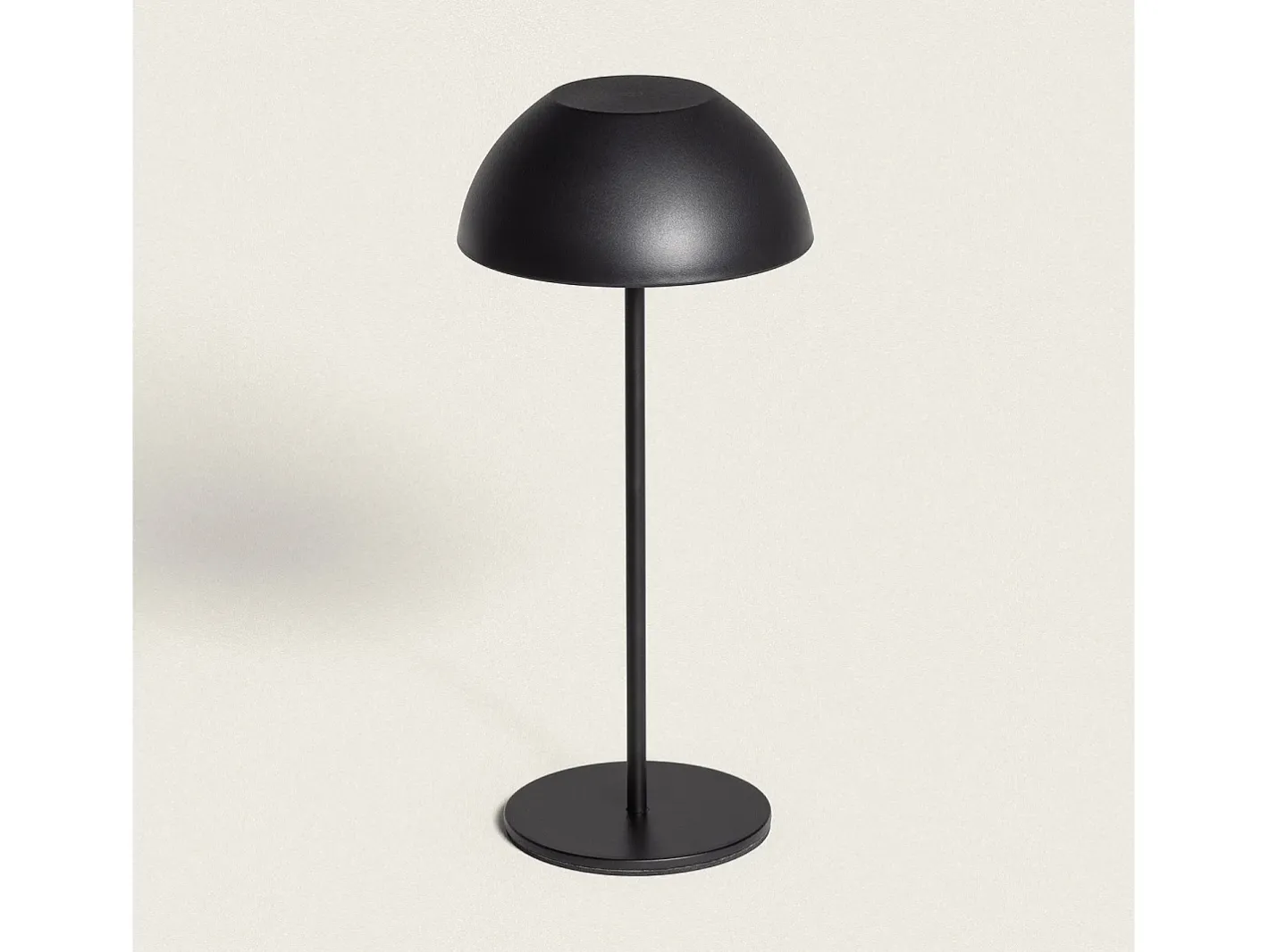 Ledkia Lámpara De Mesa-Lámpara de Mesa LED Portátil Exterior con Batería USB Recargable Mugla Negro