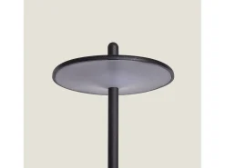 Ledkia Lámpara De Mesa-Lámpara de Mesa LED Portátil para Exterior Metal con Batería Recargable Milevani Negro