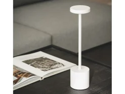 Ledkia Lámpara de Mesa LED Portátil con Batería USB Recargable Zimba Blanco Discount