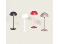Ledkia Lámpara de Mesa LED Portátil Exterior con Batería USB Recargable Mugla Blanco Best