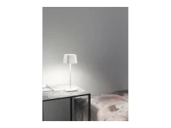 Outlet Lámpara de mesa LED recargable y regulable Ofelia Pro Corten Marru00f3n