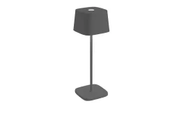 Discount Lámpara de mesa LED recargable y regulable Ofelia Pro oscuro Gris
