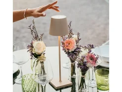 Lámpara de mesa LED recargable y regulable Poldina Pro Sand con batería de hasta 12 horas Topo Clearance