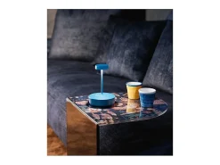 Sale Lámpara de mesa LED Swap mini pro recargable y regulable Azul