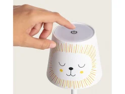 Ledkia Lámpara De Mesa-Lámpara de Mesa LED 3W Portátil de Metal con Batería USB Recargable Anisa Amarillo