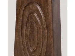 Ledkia Lámpara De Mesa-Lámpara de Mesa Madera Ishana ILUZZIA Blanco